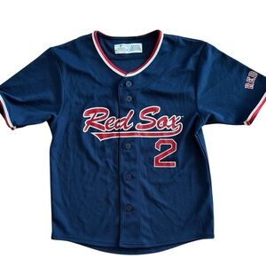 BOSTON RED SOX MLB JERSEY #2 XANDER BOGAERTS NAVY MEDIUM 8/10